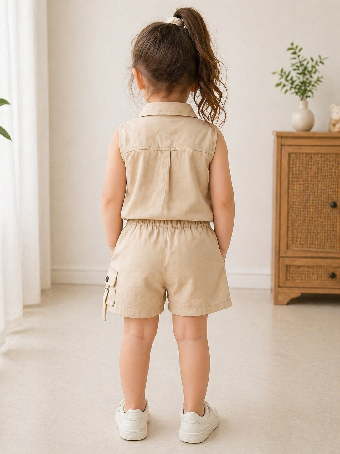Toddler Girl’s 2-Piece Safari Utility Set - Image 4