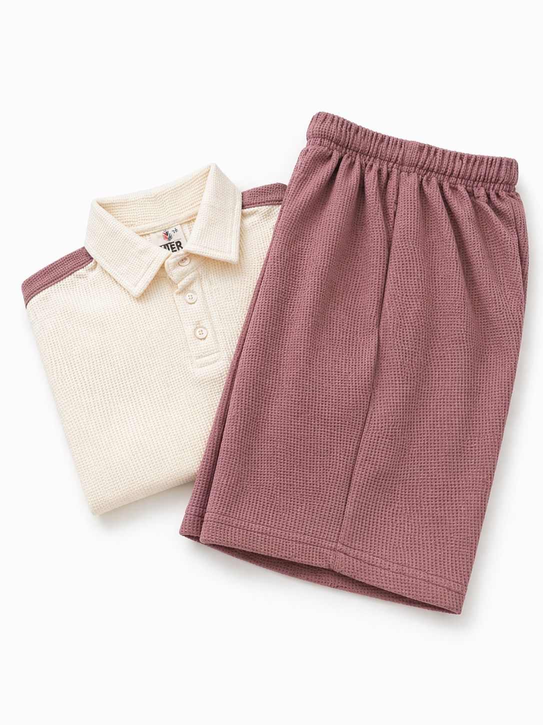 Boys Stylish Polo T-Shirt & Shorts Set - Image 4