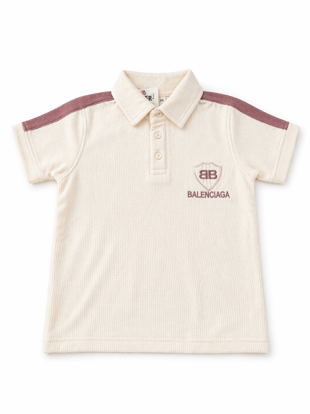 Boys Stylish Polo T-Shirt & Shorts Set - Image 3