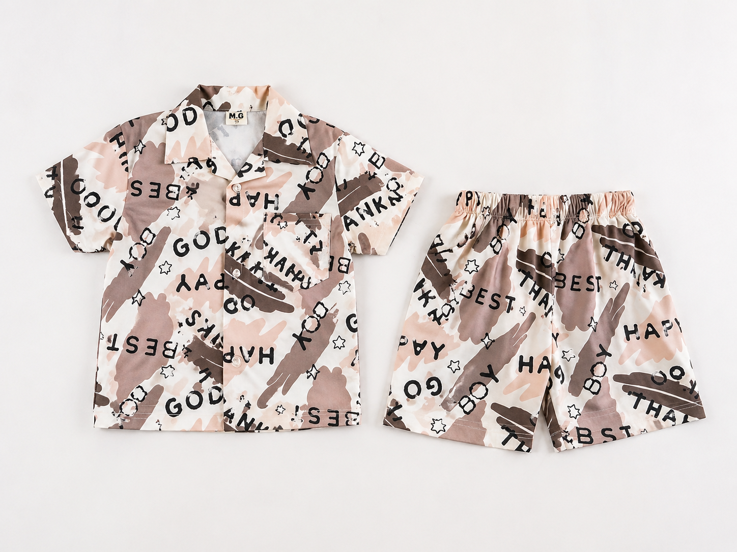 Boys Premium Graphic Print Co-ord Set – Comfortable Summer Wear - Image 2