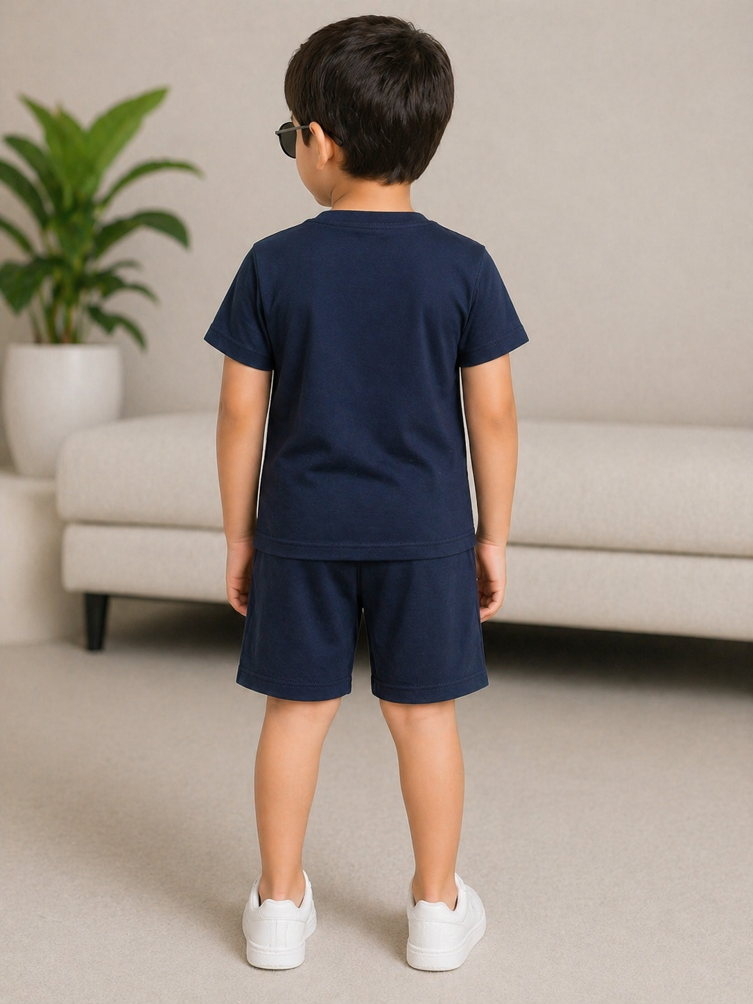 Boys Stylish Printed T-Shirt & Shorts Set - Image 7